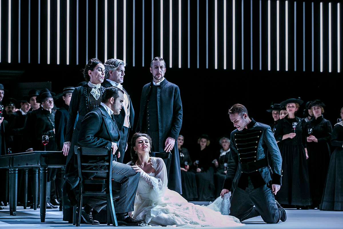 Szene aus der Oper »Lucia di Lammermoor«